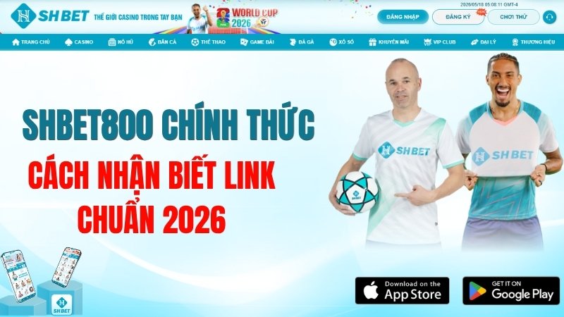 SHBET800 Chính Thức – Cách Nhận Biết Link Chuẩn
